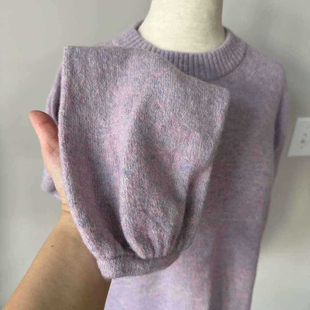 Like new! Madewell Marble Payton Pullover Sweater in Coziest Yarn - Bubble Cuff - Picture 2 of 10